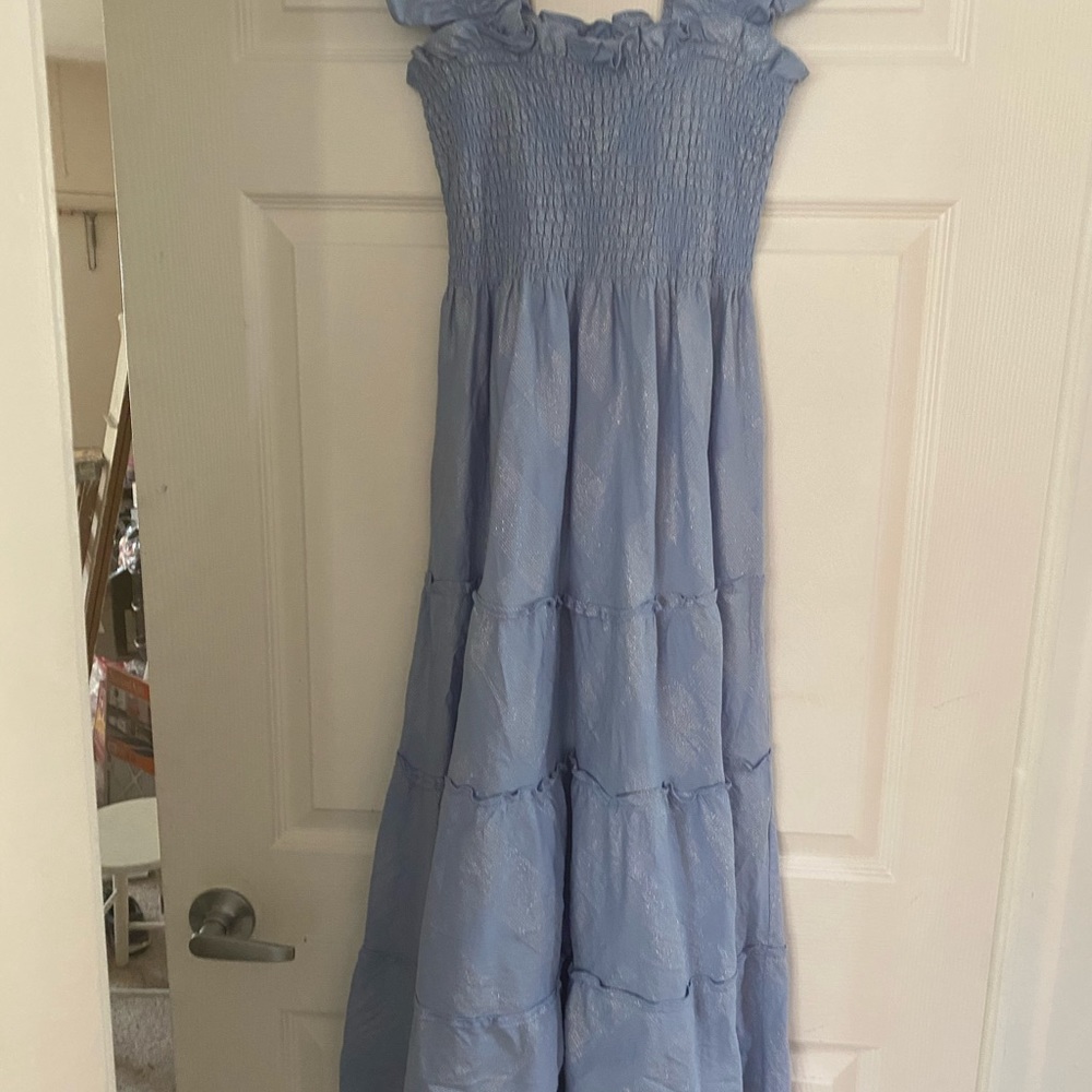 Hill house home Ellie nap dress. Light blue. XS.